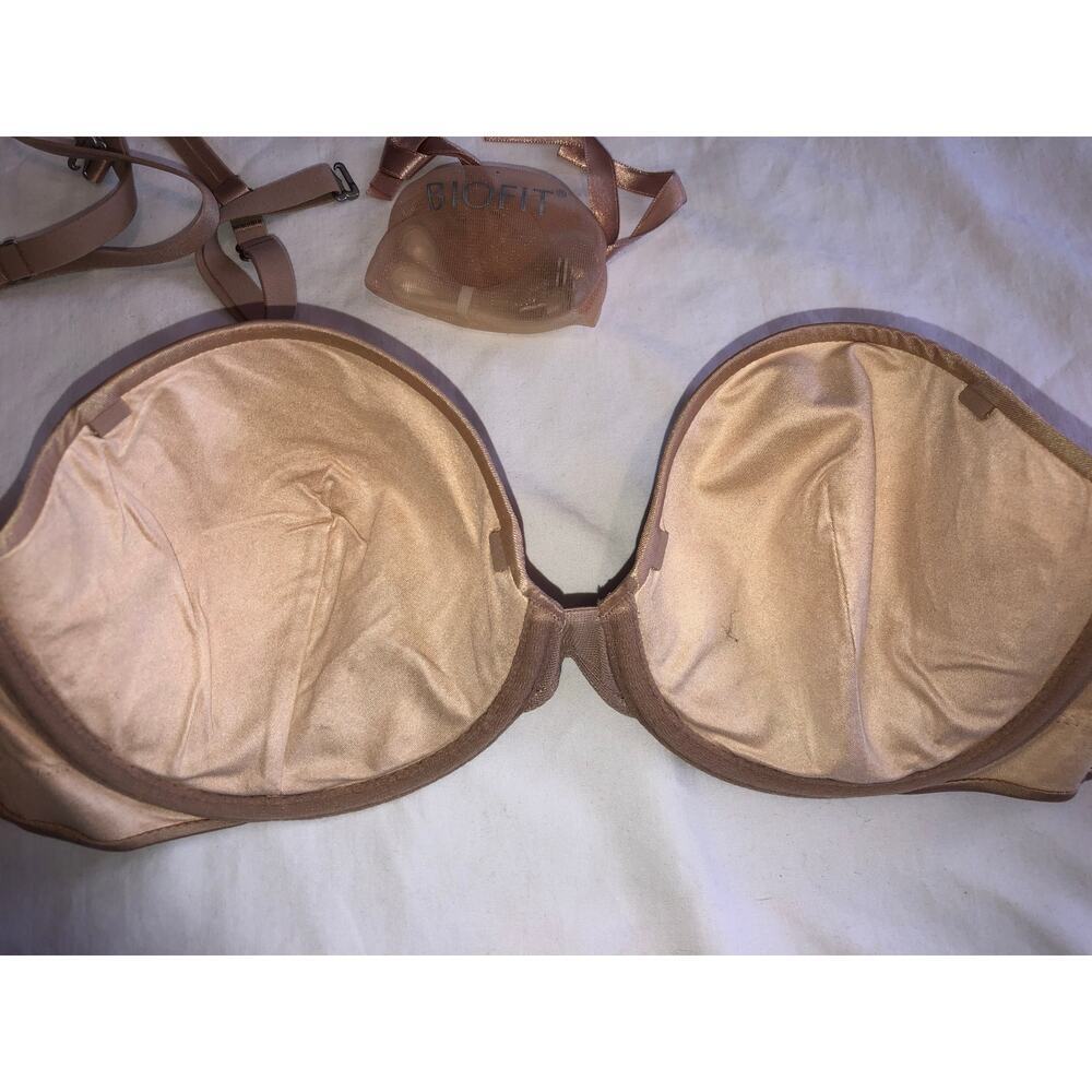 Victorias Secret Biofit Bra 36B Tan Multi Way Convertable New - Picture 2 of 7